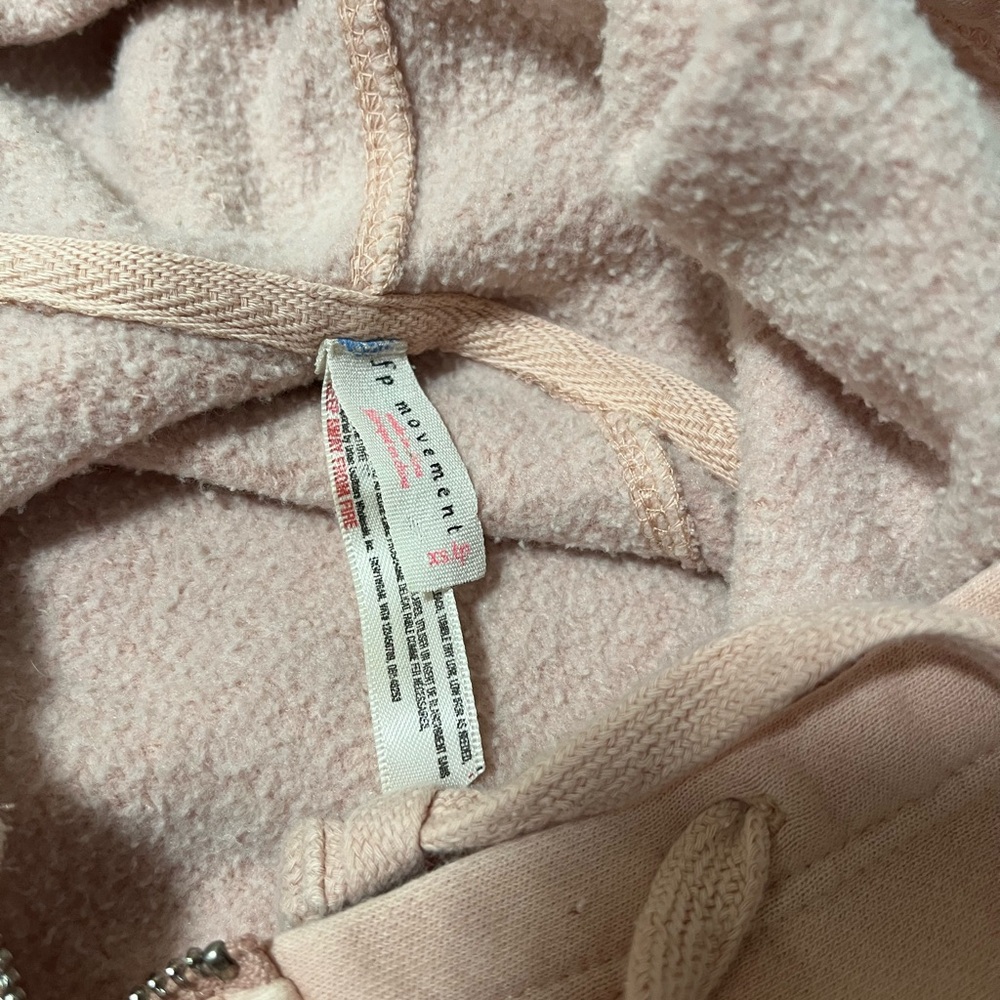 Free people pullover pink intercept 1/2 zipped hoodie - Picture 8 of 14
